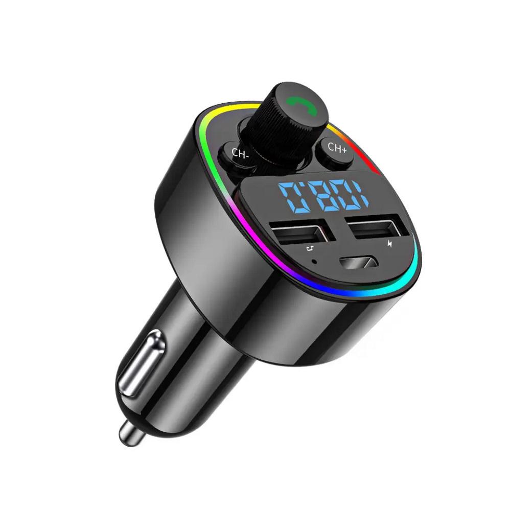 FM модулятор автомобільний GXYKIT G67 Bluetooth 2xUSB виходи TF Card - фото 2