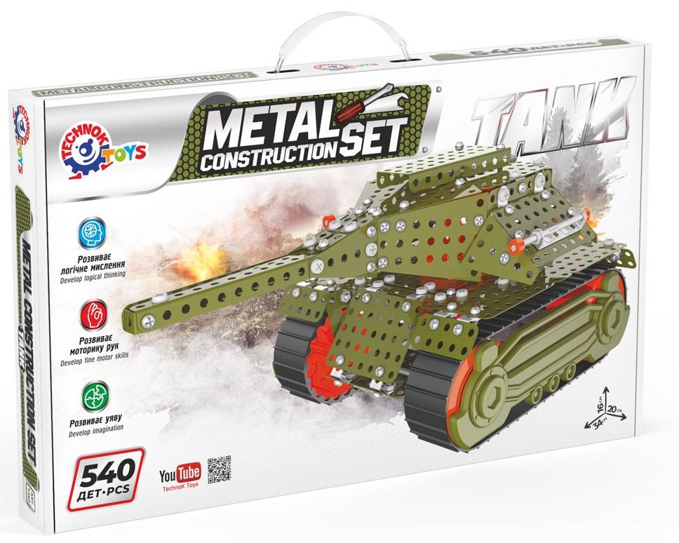 Конструктор ТехноК 9307 Танк металлический (AWN-00287) Конструктор ТехноК 9307 Танк металлический (AWN-00287)