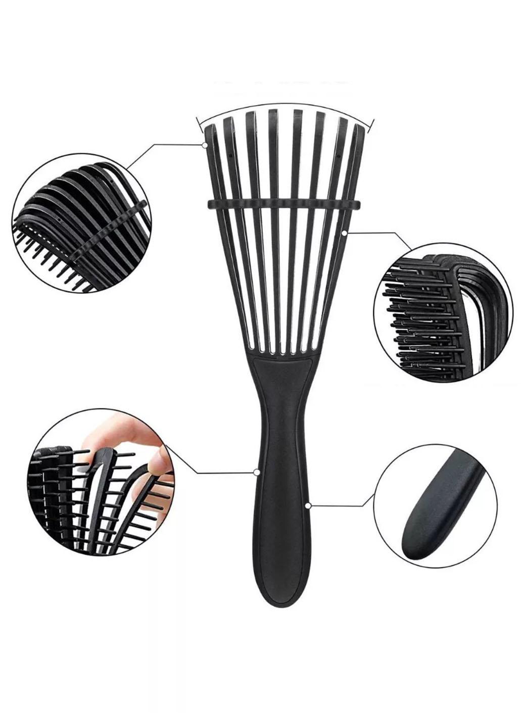 Расческа для волос Good Idea Silicone comb для всех типов волос Черный (605U) - фото 2