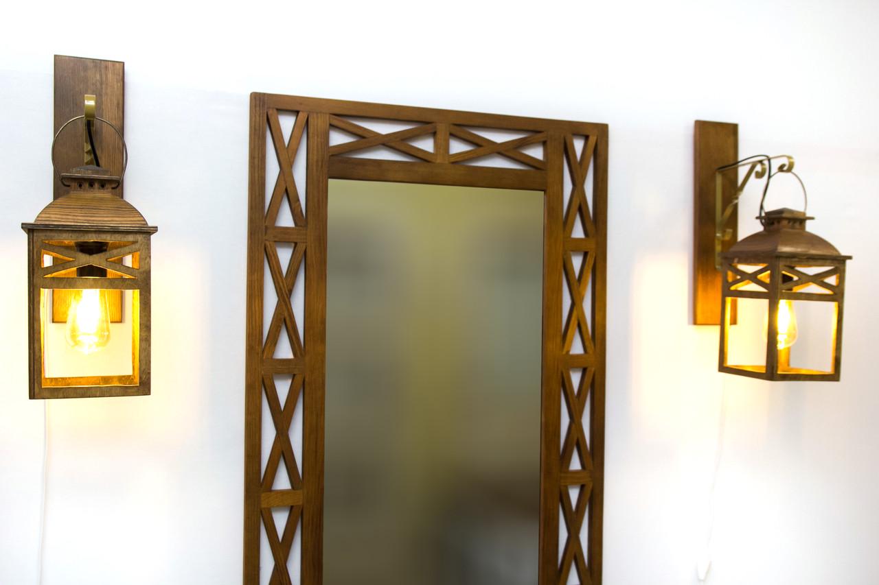 Бра Древоделя Ретро 50х28х17 см Орех (011003) - фото 5 Бра Древоделя Ретро 50х28х17 см Орех (011003) - фото 5