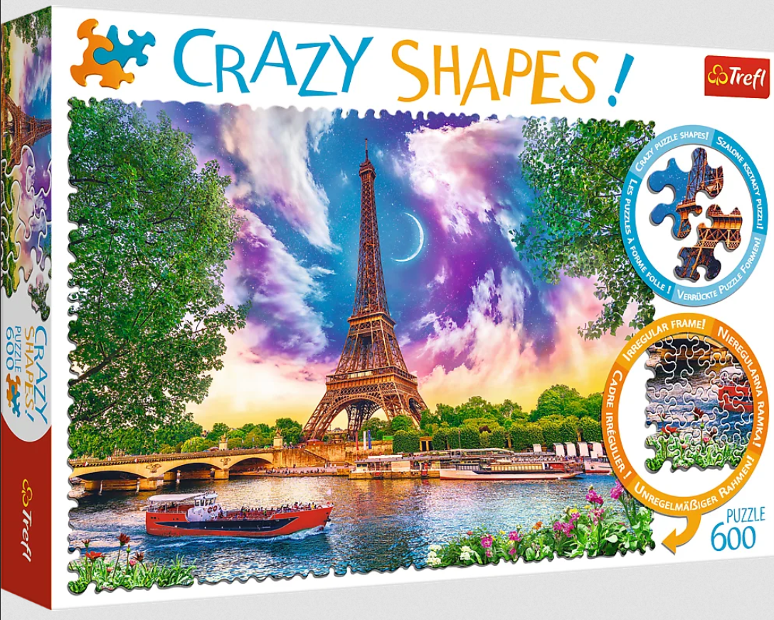 Пазл Trefl Шалені пазли Небо над Парижем 600 ел.