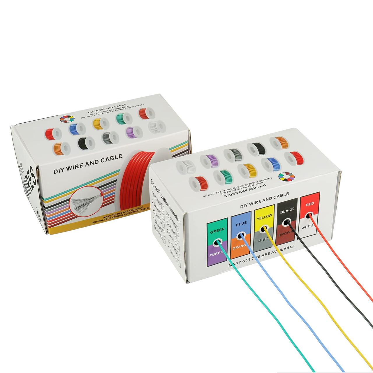 Набор монтажной проволоки HandsKit 26AWG-RG в силиконовой изоляции 0,15 мм2x10 м. Разноцветный (2379180570) - фото 8 Набор монтажной проволоки HandsKit 26AWG-RG в силиконовой изоляции 0,15 мм2x10 м. Разноцветный (2379180570) - фото 8