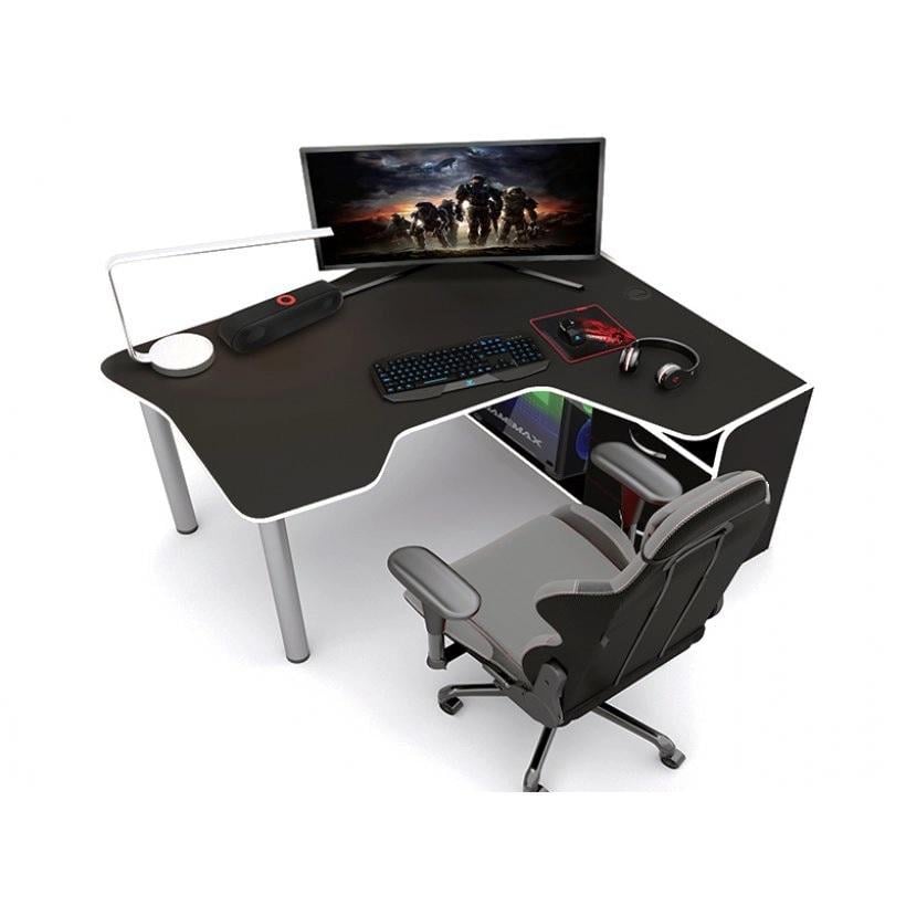 Геймерский стол XGamer KING Черный с белым (ГСXGK)