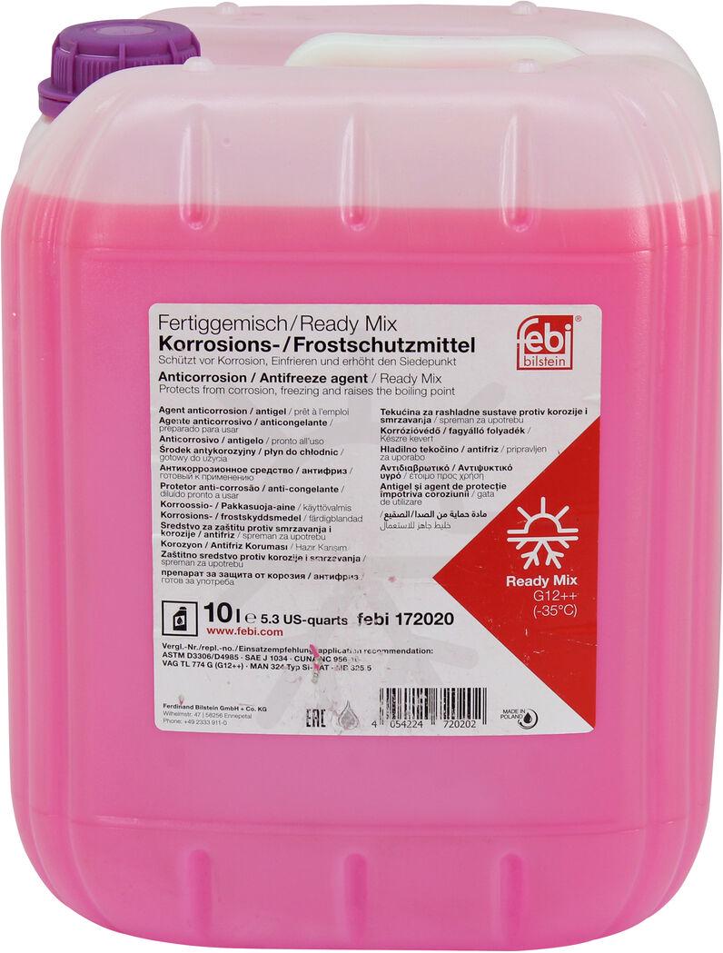 Тосол антифриз Febi Ready mix G12 Plus -35 10 л Фиолетовый