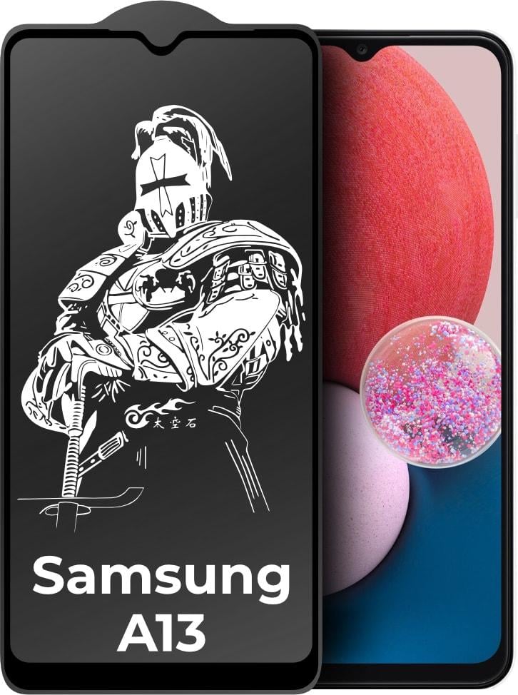 Защитное стекло King Fire Samsung Galaxy A13 A135 Full Glue Black (29328)