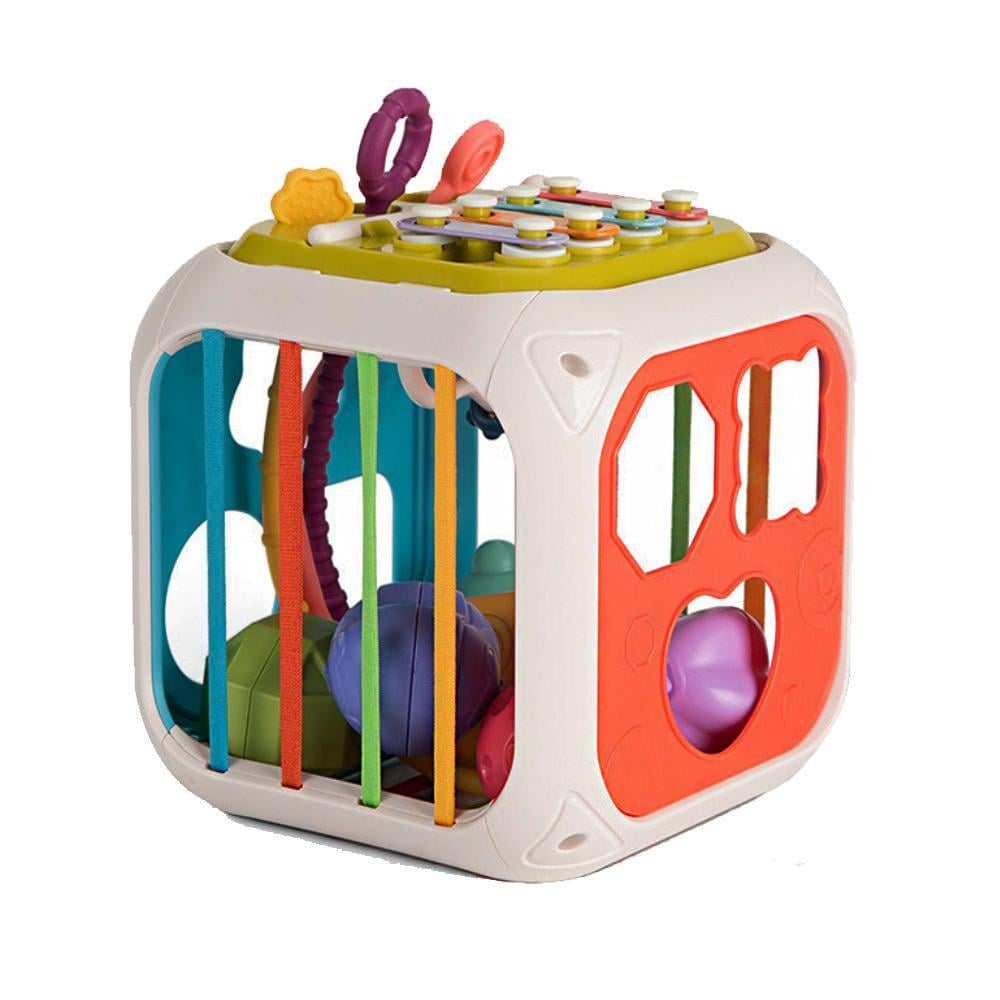 Игрушка интерактивная Монтессори Бизикуб для развития ребенка (21587025)