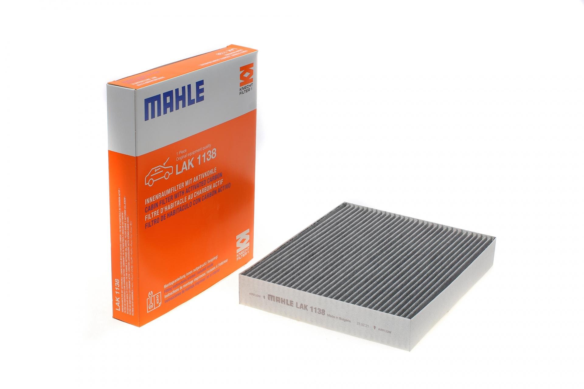 Фильтр салона KNECHT для Ford Mondeo V 1,5/2,0TDCi 14-/Focus IV 1,0 EcoBoost 18- угольный (LAK 1138)