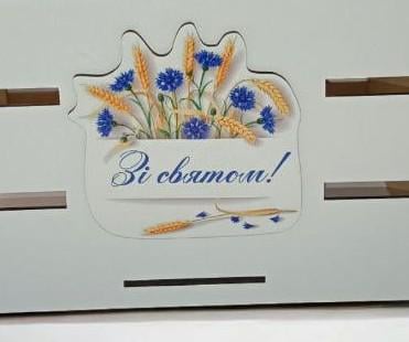 Корзина с двумя ручками из деревадля цветов/сладостей/фруктов - фото 4 Корзина с двумя ручками из деревадля цветов/сладостей/фруктов - фото 4