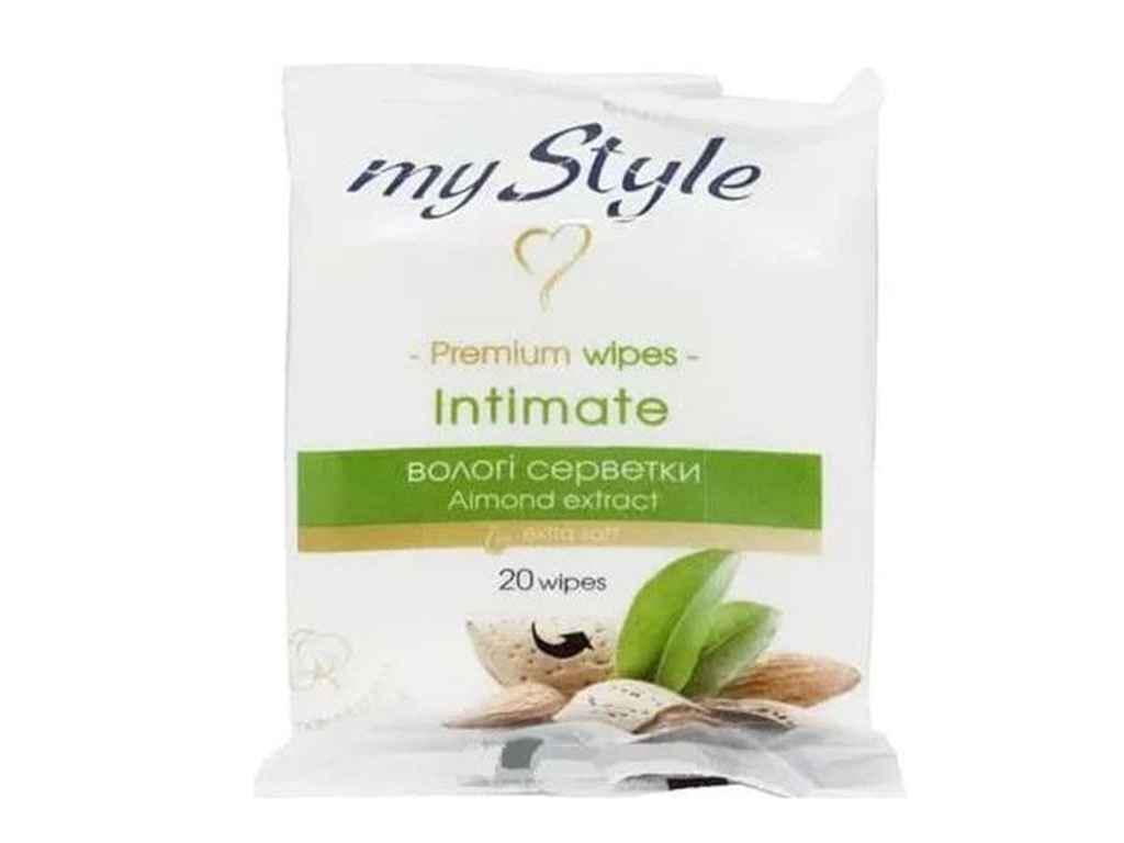 Вологі серветки для інтимної гігієни MY STYLE 20 шт. (1014599)