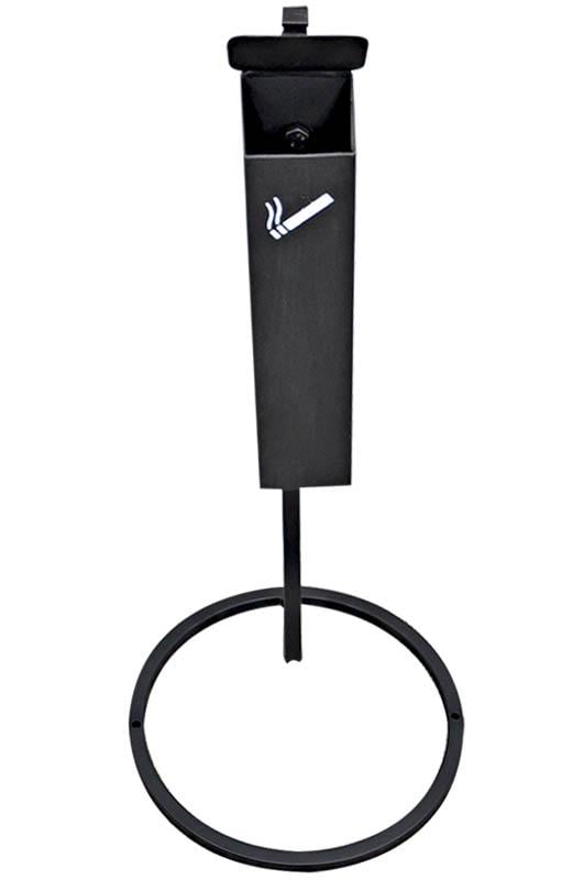 Урна-пепельница Kompred уличная на ножке Черный (OL058-1)