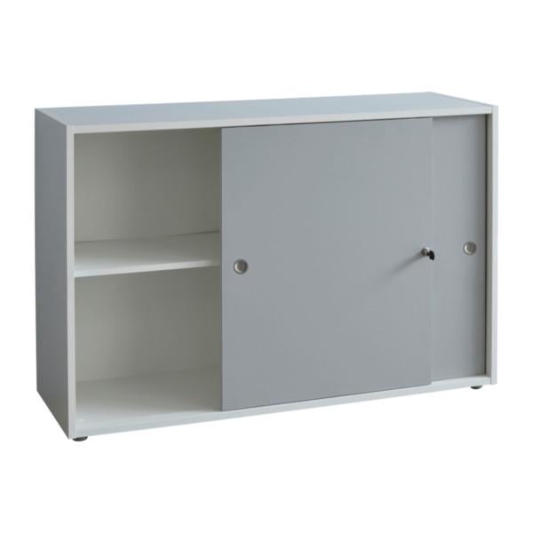 Тумба офисная Aldi-2 Бело-серый (ART2039)