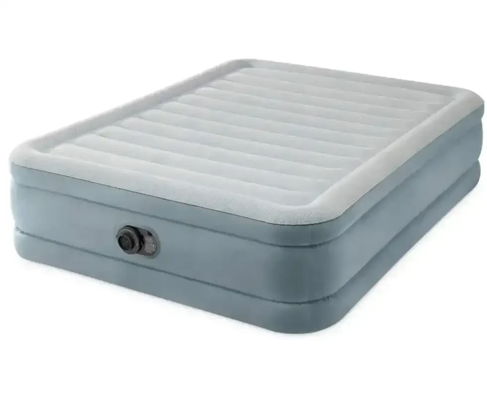 Надувная кровать двухместная Intex 64824 со встроенным электронасосом 152х203х46 см (33145512)