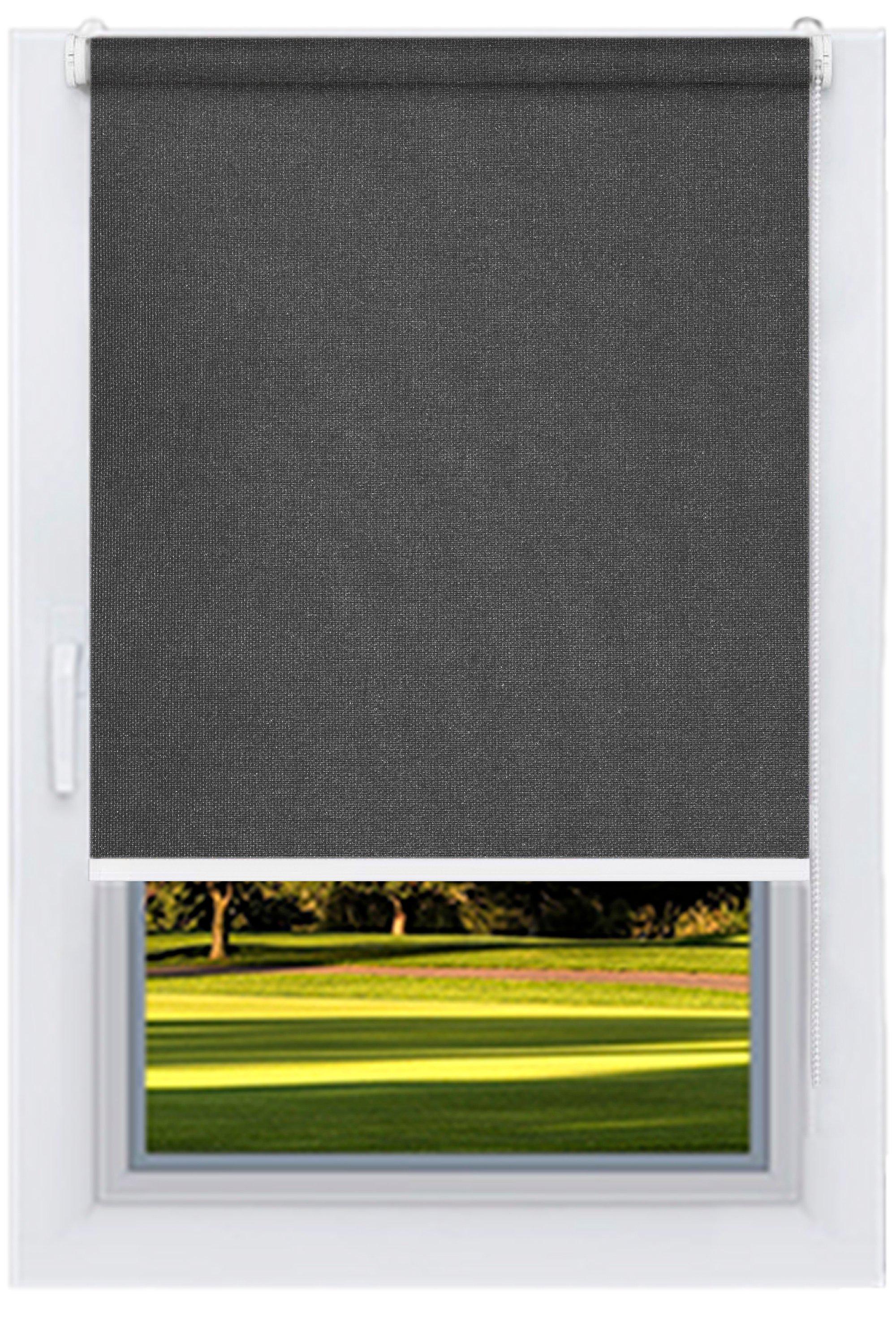 Ролета тканевая Decolux 147,5х200 см Luminis Черный