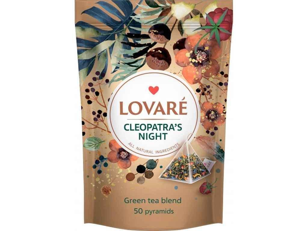 Смесь чая Lovare Cleopatra’s night 50 пакетиков пирамидки (987423)
