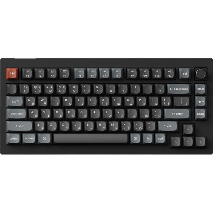 Клавиатура Keychron V1 Ultra Bluetooth 2,4 ГГц USB Type-C Black (36293748) Клавиатура Keychron V1 Ultra Bluetooth 2,4 ГГц USB Type-C Black (36293748)