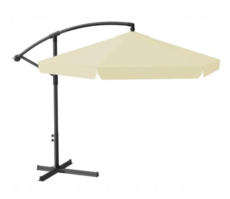 Парасоля садова Garden Line LED з нахилом 300 см Бежевий (GAO5316-)