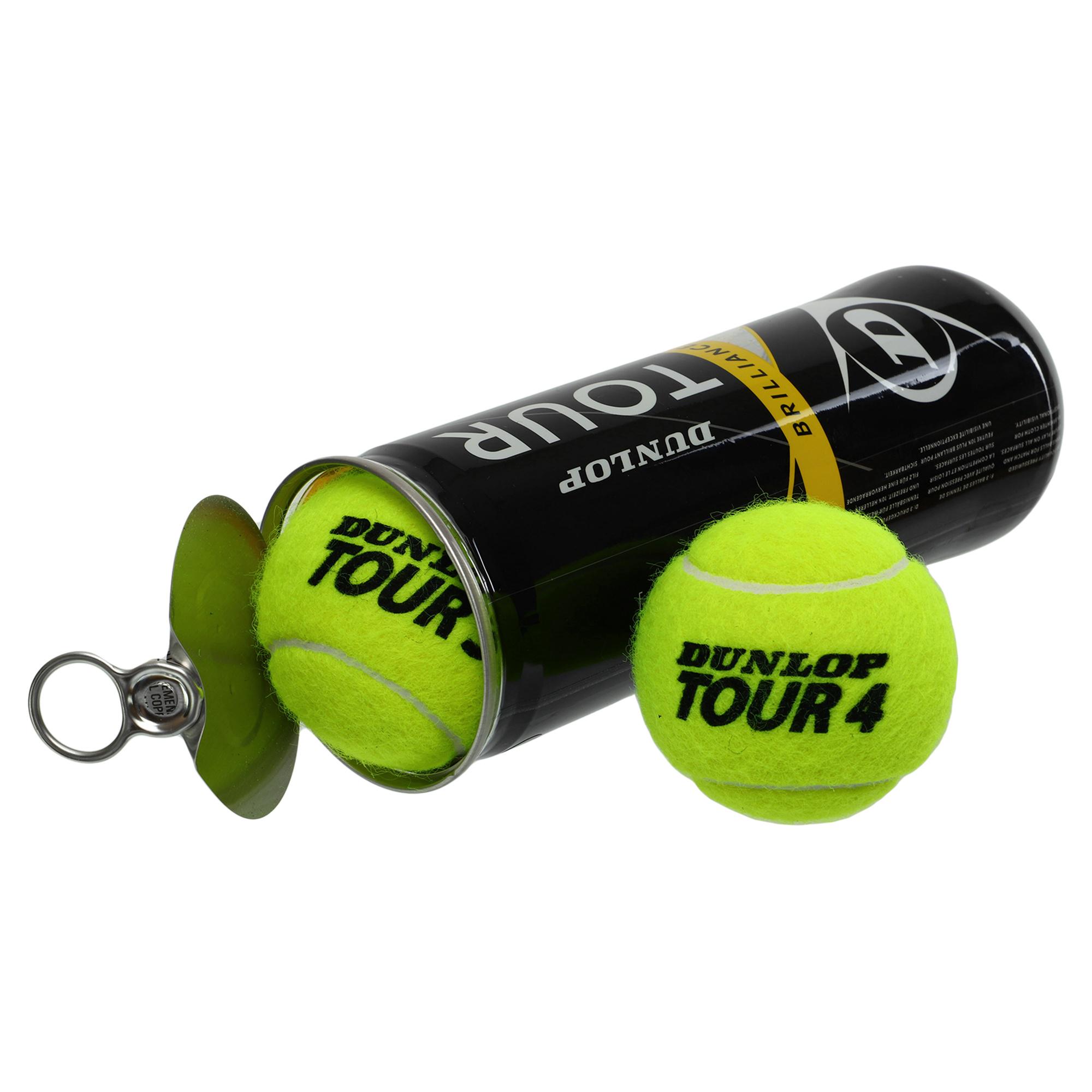 Мяч для большого тенниса Dunlop TOUR BRILLIANCE DL601326 3 шт. Салатовый - фото 2