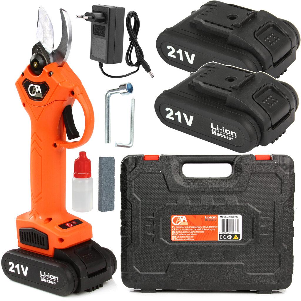 Секатор акумуляторний CATA M83009C 2 акумулятори кейс (4889)