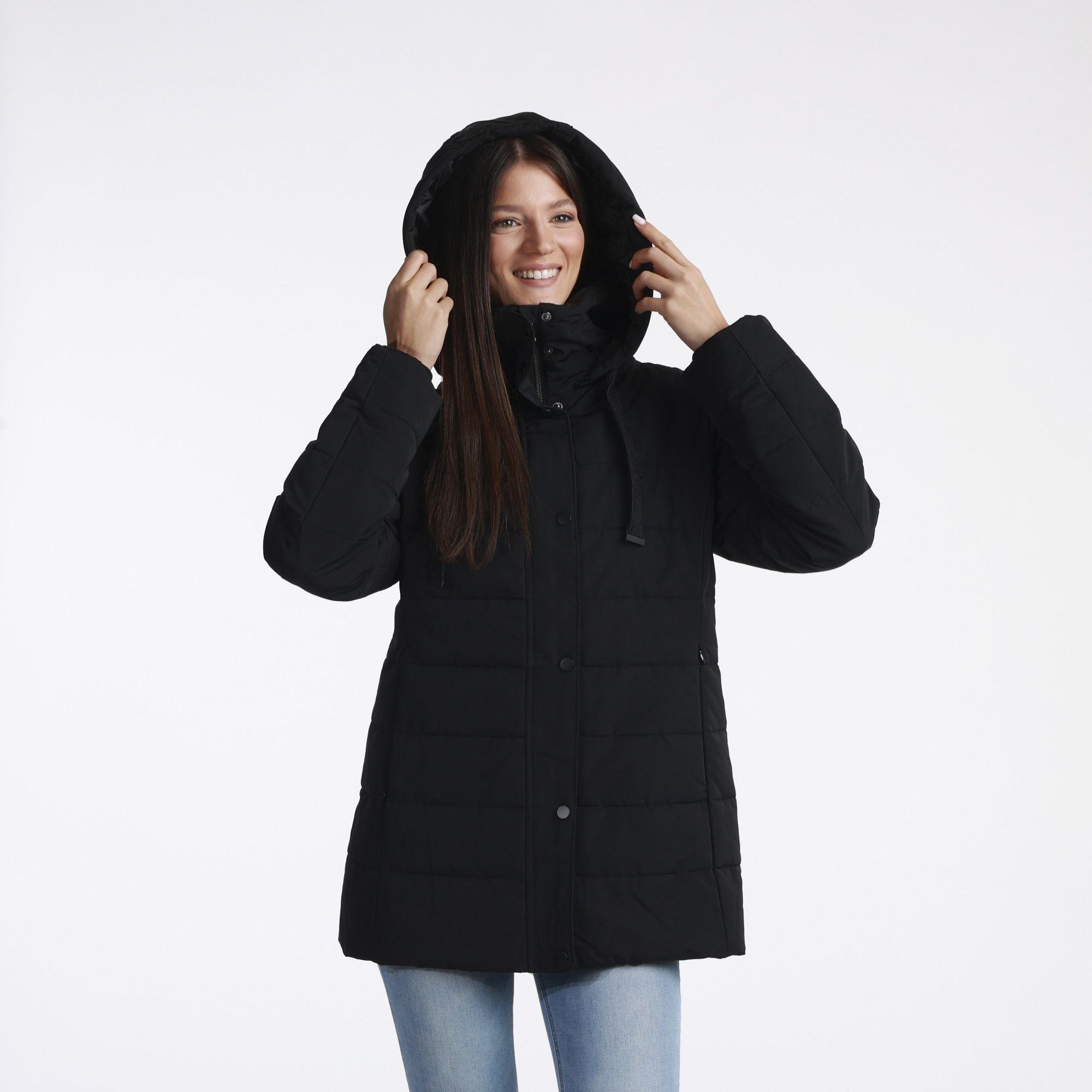 Куртка жіноча Lotto LUNGO CORVARA W 220271/1CL S Чорний - фото 3 Куртка жіноча Lotto LUNGO CORVARA W 220271/1CL S Чорний - фото 3