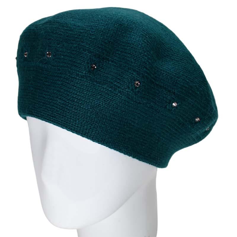 Берет женский Lirus Лорен двойной полушерстяной Зеленый (119040)