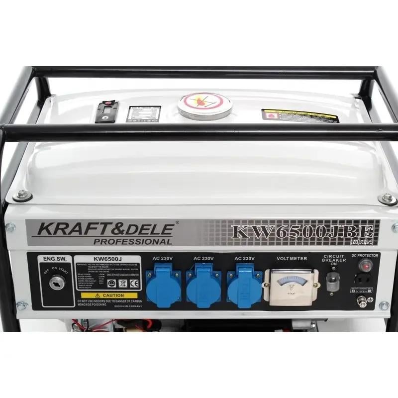 Генератор бензиновий Kraft&Dele KW-6500JBE (KD-114)