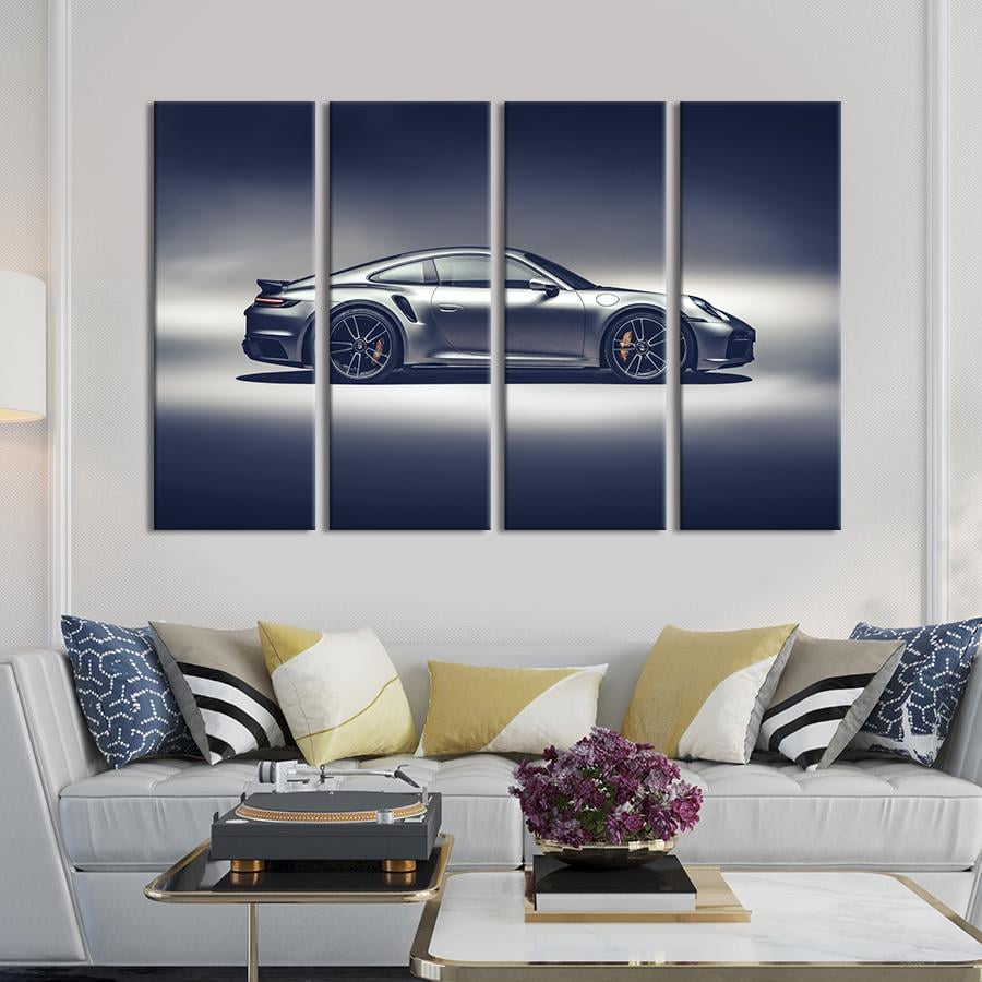Картина на холсте Люксовое авто Porsche 911 Turbo S 149x93 см (1385-41)