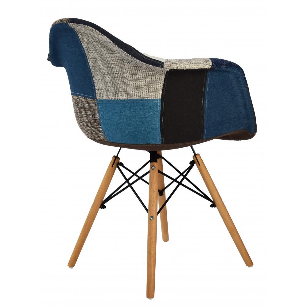 Стул для кухни обеденный Bonro В-437 PW BW PATCHWORK (42300056) - фото 3 Стул для кухни обеденный Bonro В-437 PW BW PATCHWORK (42300056) - фото 3