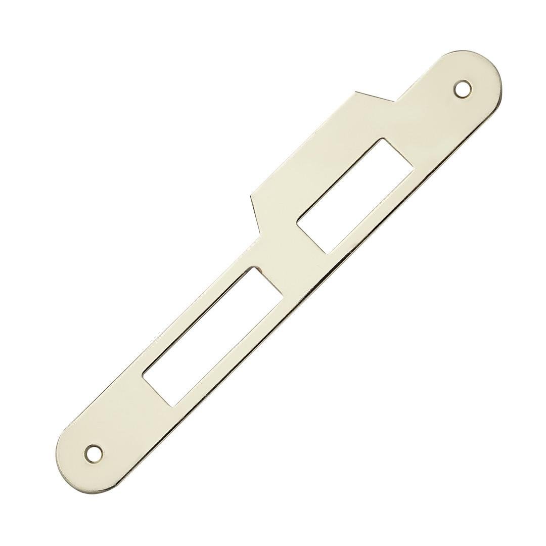 Ответная планка для замка AGB CENTRO PZ двойная с отбойником Латунь (B01000.05.03)