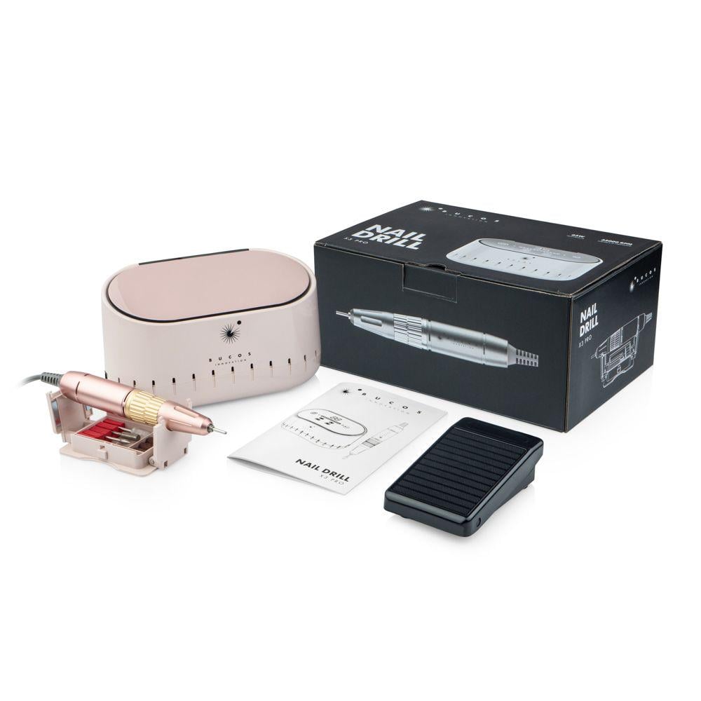 Фрезер для маникюра Bucos X3 PRO 65 W Розовый (41401)