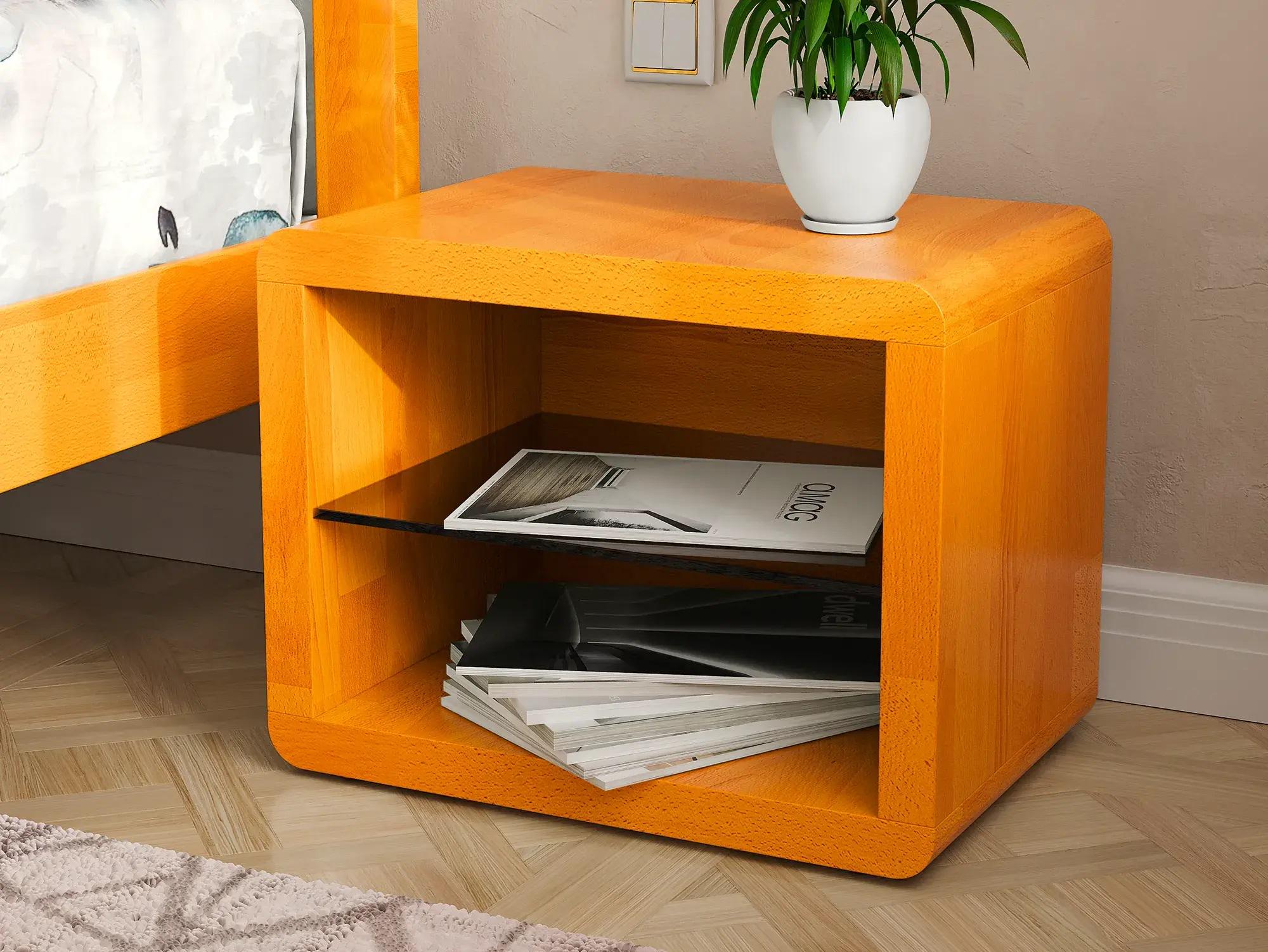 Тумба прикроватная Arbor Drev Глория натуральное дерево сосна Ольха (51687)