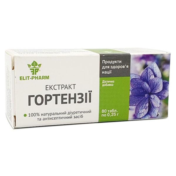 Урологічний препарат Elit-Pharm Екстракт гортензії 80 табл. (000025311)
