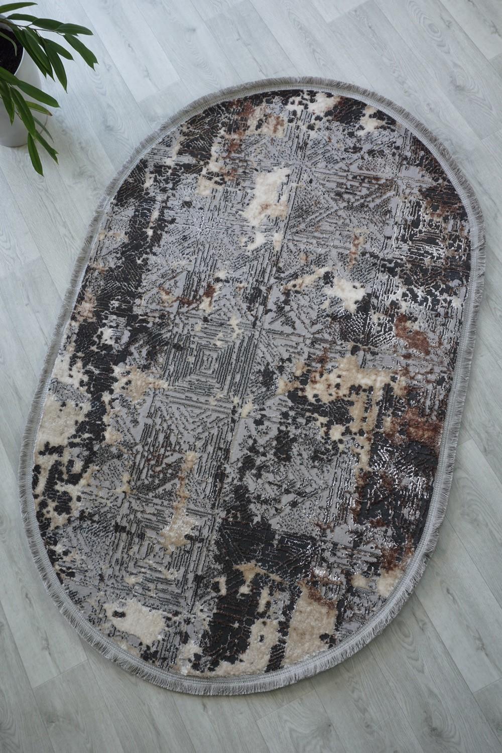 Ковер овальный Salsa d559a 80x150 см Beige/Light Grey Ковер овальный Salsa d559a 80x150 см Beige/Light Grey