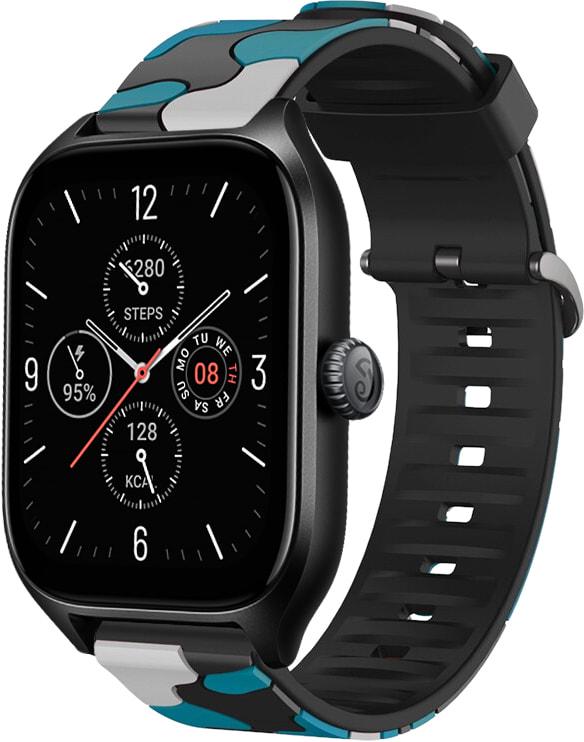 Ремінець Tactic Camouflage для Amazfit GTS 4/Mini Blue (32932-28)