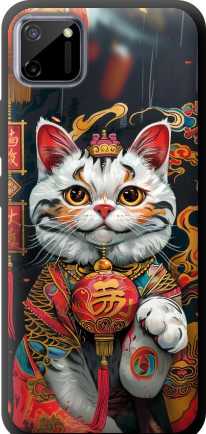 Чехол на Realme C11 2020 China Cat v2 (6135b-2031-42517) Чехол на Realme C11 2020 China Cat v2 (6135b-2031-42517)