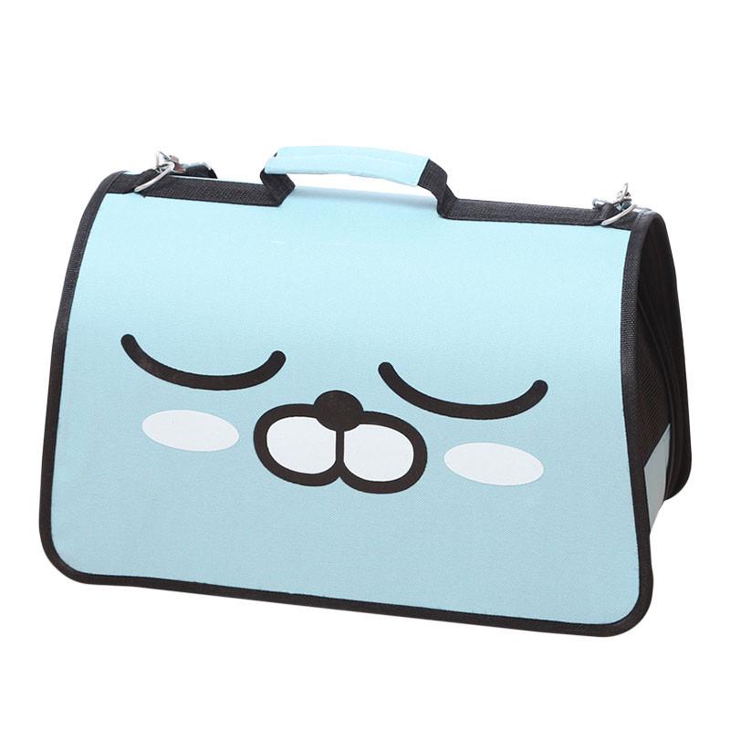 Сумка-переноска Taotaopets 258805 Smiley Blue контейнер 52x21x30 см Сумка-переноска Taotaopets 258805 Smiley Blue контейнер 52x21x30 см
