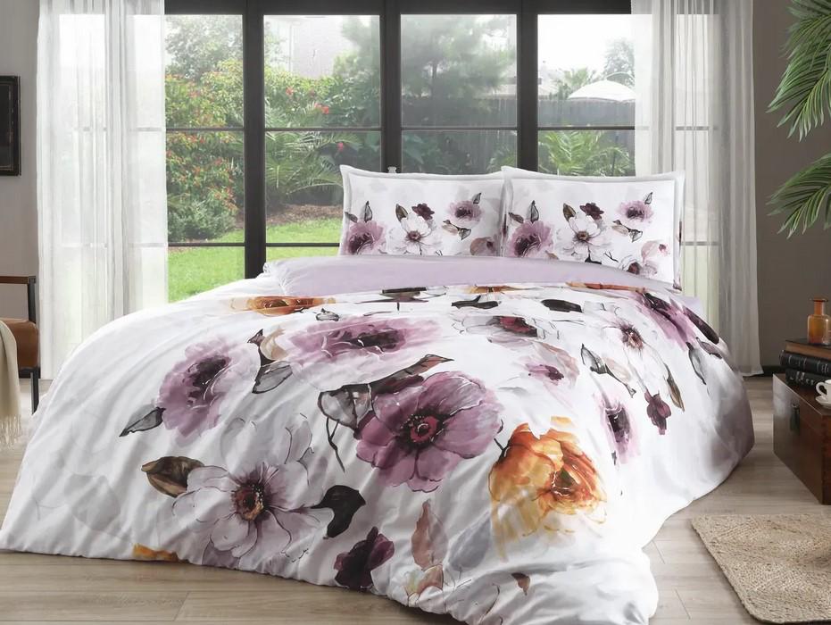 Комплект постельного белья Tac Espita pembe сатин евро (2000022283942) Комплект постельного белья Tac Espita pembe сатин евро (2000022283942)