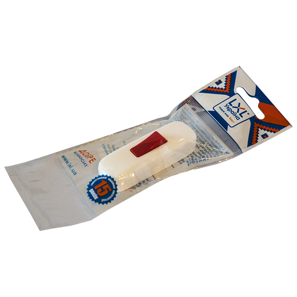 Выключатель для бра LXL 129WRP Белый/красная клавиша (15311)