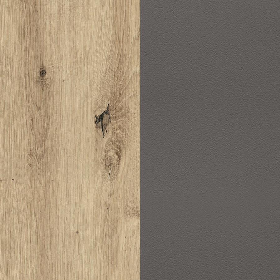 Комод з шухлядой Мебель-Сервіс 2Д1Ш Торіно Дуб артізан/Сірий (26879930) - фото 5 Комод з шухлядой Мебель-Сервіс 2Д1Ш Торіно Дуб артізан/Сірий (26879930) - фото 5