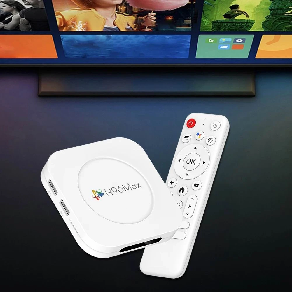 Смарт-приставка H96 Max M1 Plus 4/128 GB Android 14.0 голосовий пульт (29817201) - фото 7