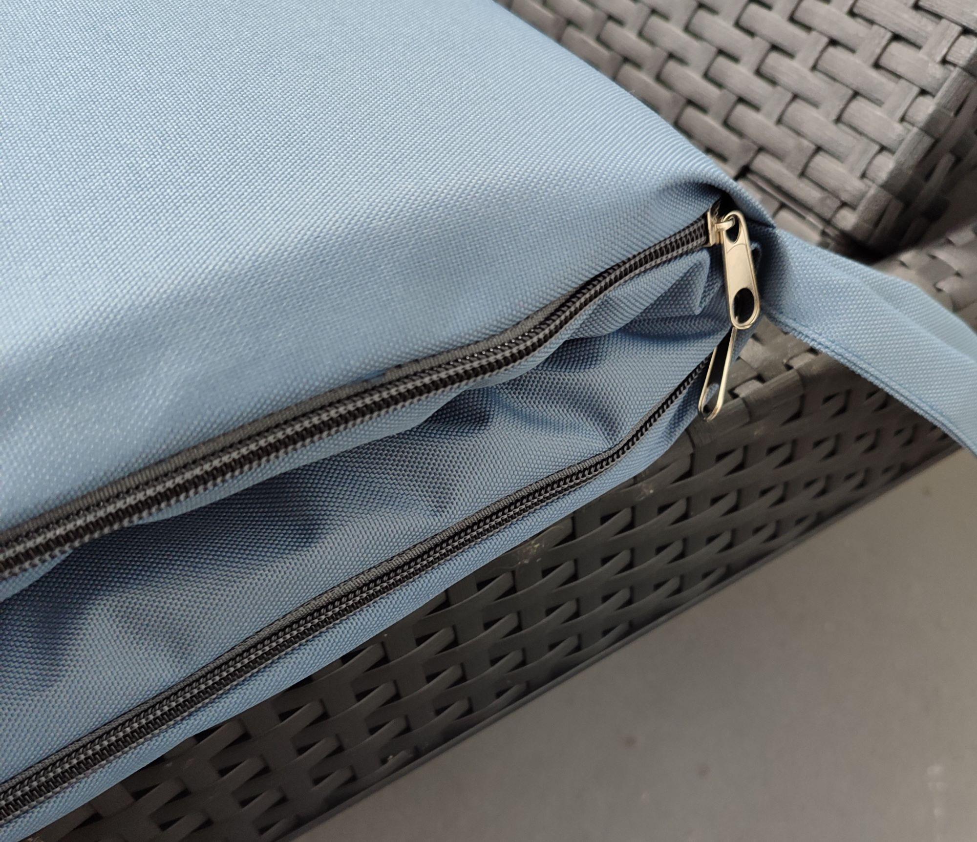 Матрас для шезлонга eGarden RIO 195x58x4 см Джинсовый (5742) - фото 4 Матрас для шезлонга eGarden RIO 195x58x4 см Джинсовый (5742) - фото 4