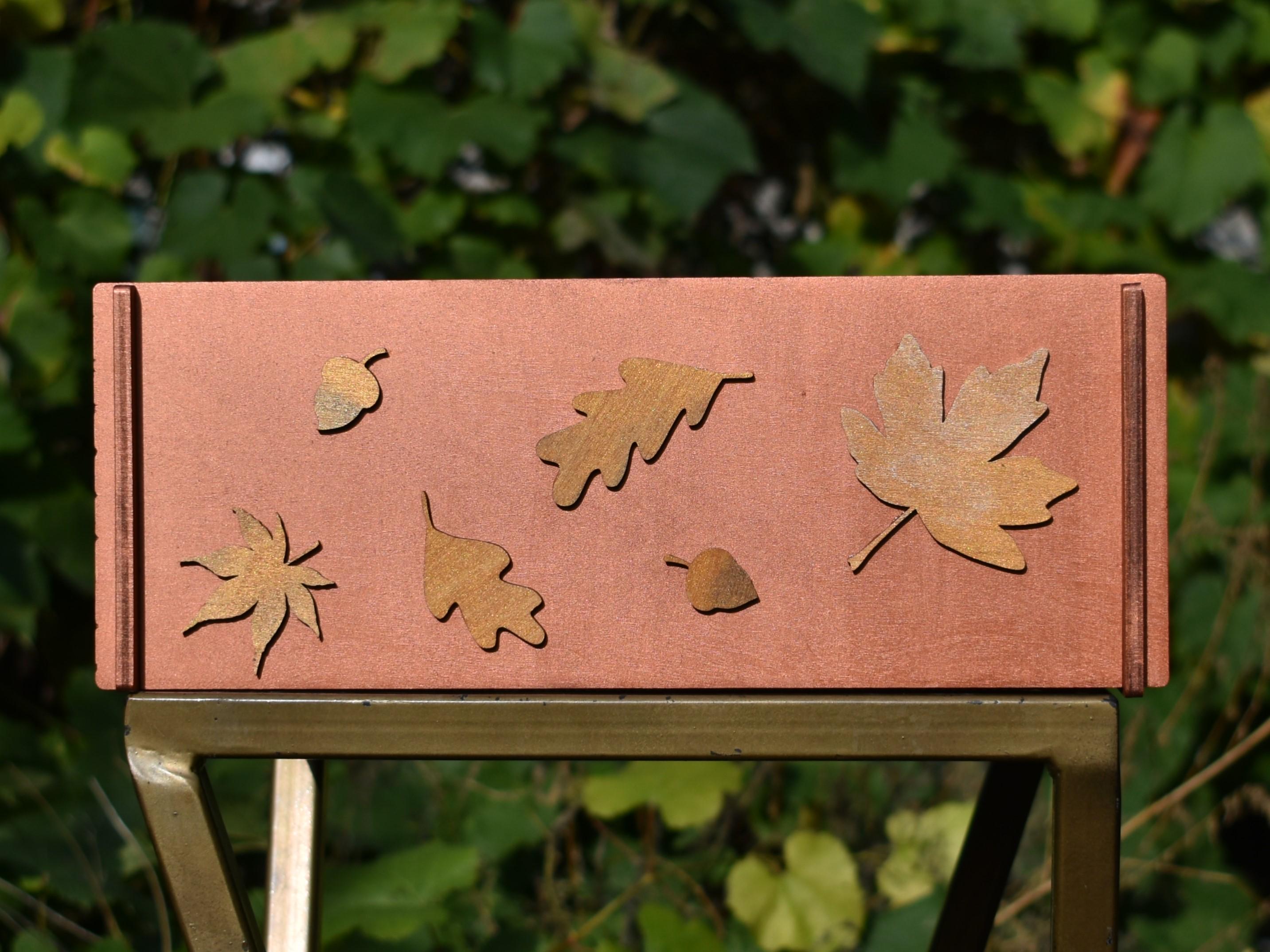 Подарункова коробка Лісовий гном 3D з фанери 20х30х12 см (21683117) - фото 5