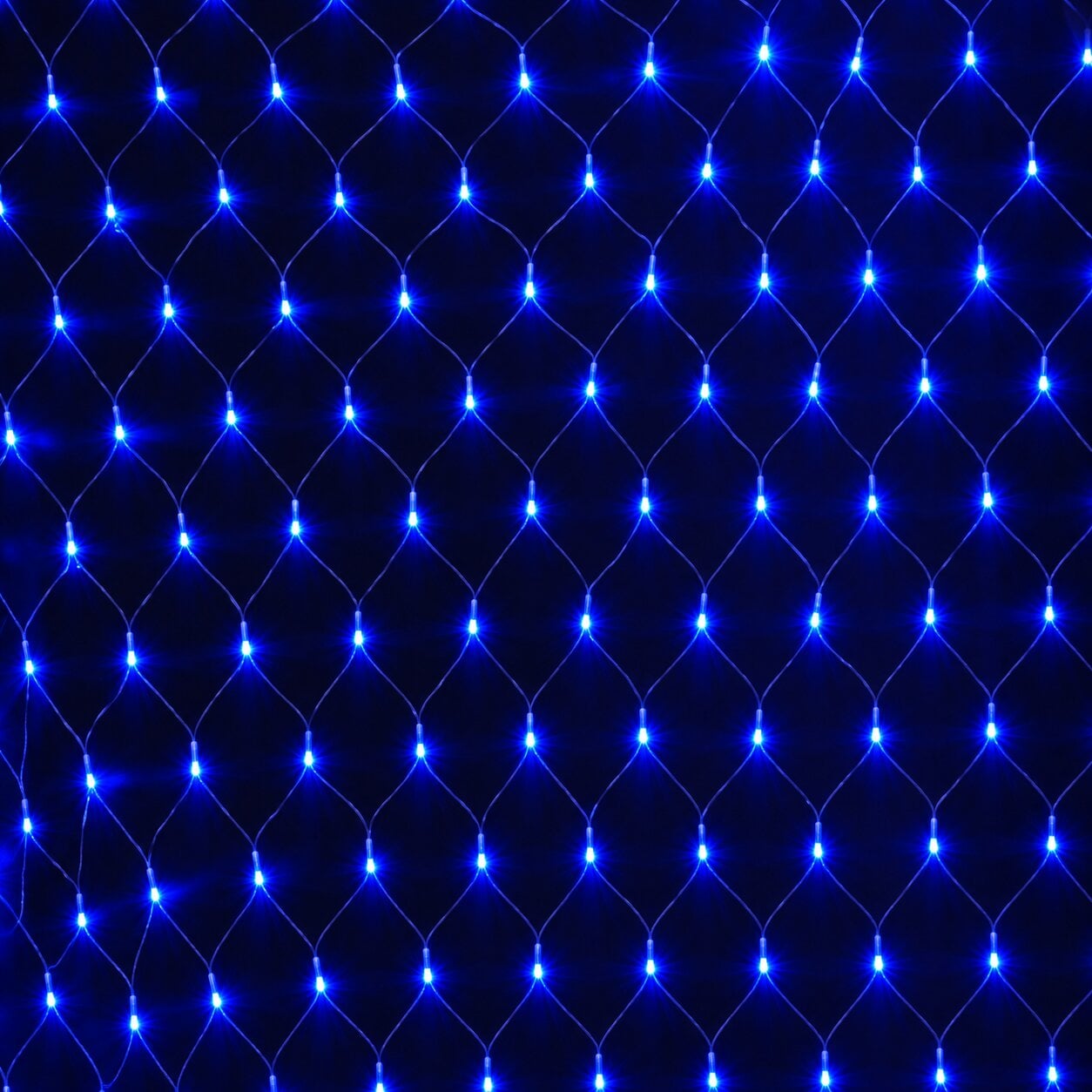 Гирлянда-сетка светодиодная квадратная 260LED 1,5х1,5 м Синий (10300008)
