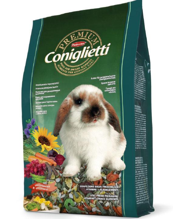 Корм для кроликов Padоvan Premium Coniglietti комплексный 2 кг (PP00100)