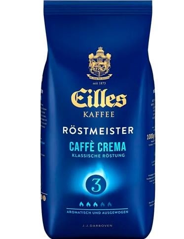 Кофе в зернах J.J.Darboven Eilles Caffeе Crema 1 кг (8010)