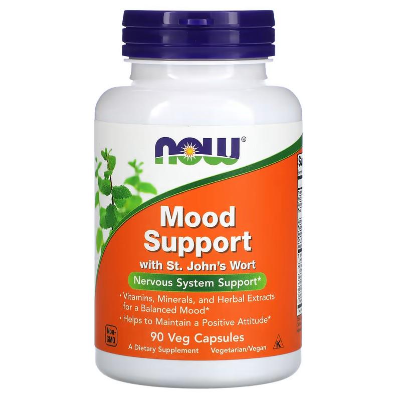 Натуральная добавка Now Foods Mood Support with St. John's Wort 90 капсул (NOW-03351)