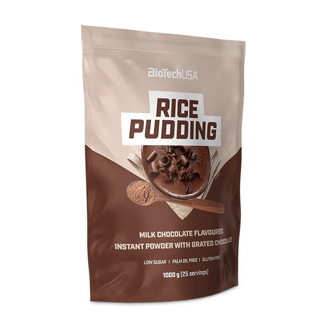Рисовая каша быстрого приготовления без варки BioTech Rice Pudding 1 кг Молочный шоколад