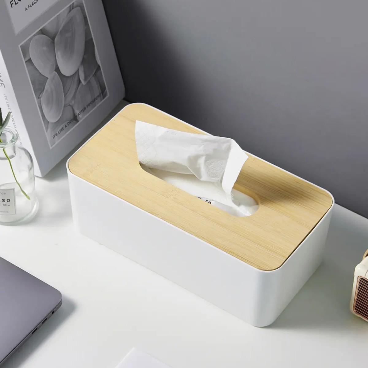 Диспенсер для серветок Tissue Box 21х12,5х9,5 см (R99071) - фото 4 Диспенсер для серветок Tissue Box 21х12,5х9,5 см (R99071) - фото 4