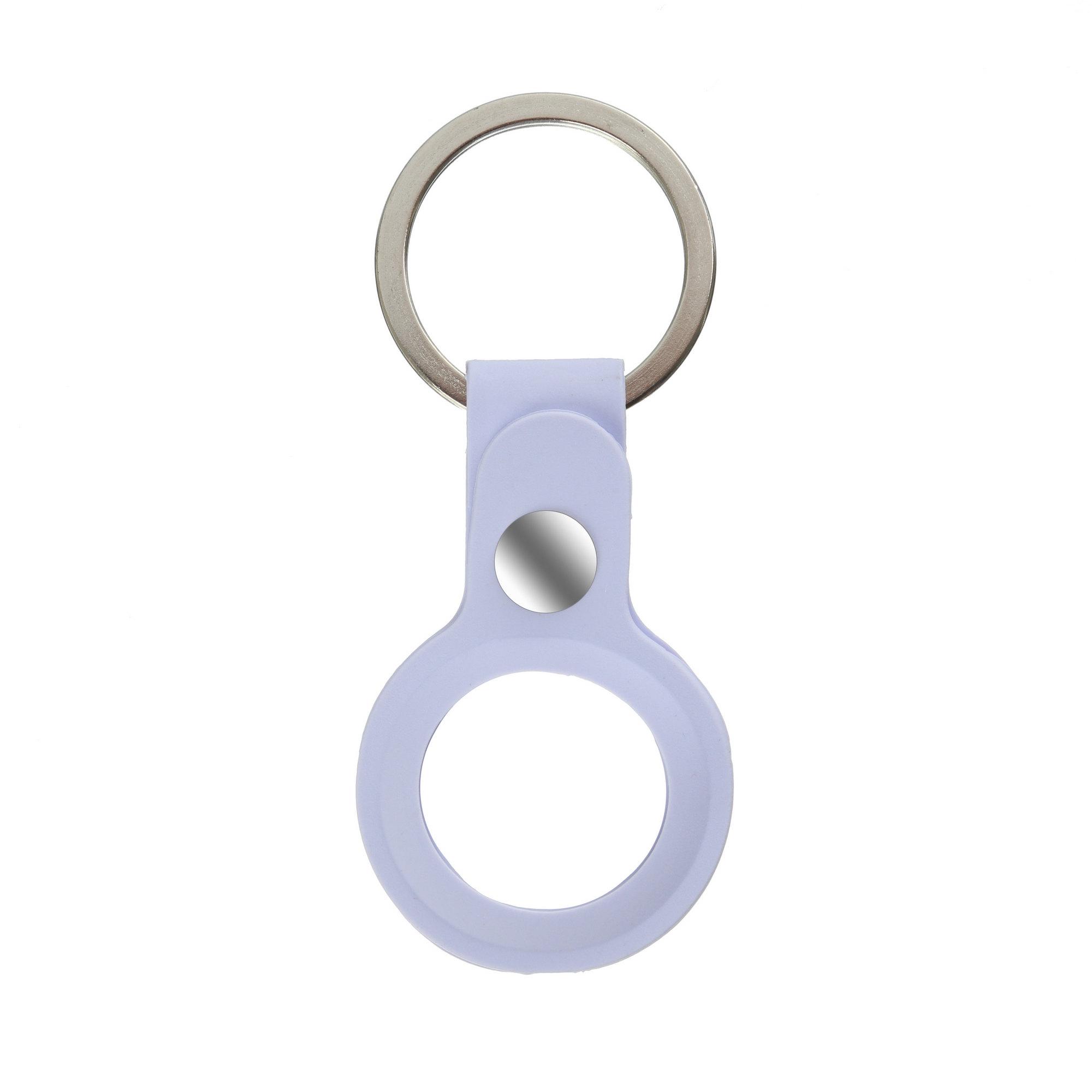 Чохол-брелок ArmorStandart для AirTag Silicone Ring with Button Purple (ARM59148)