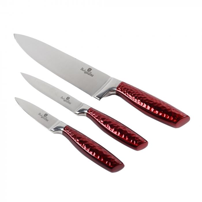 Набор ножей Berlinger Haus Metallic Burgundy Line 3 пр. (BH-2464)
