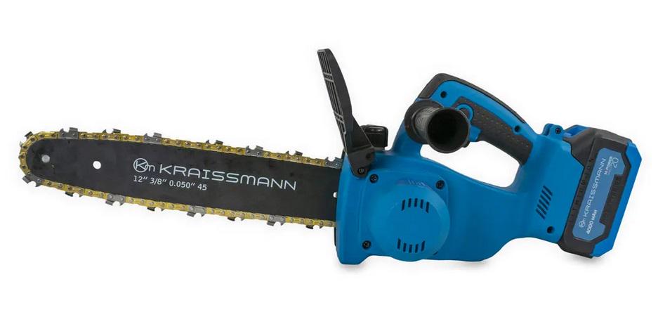 Цепная пила KRAISSMANN 3055 AKS-BL 20/2 аккумуляторная - фото 6 Цепная пила KRAISSMANN 3055 AKS-BL 20/2 аккумуляторная - фото 6